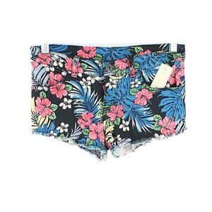 Blue Kiss S x 2 Black Blue Pink Multi Cotton Polyester Spandex Cut Off Shorts